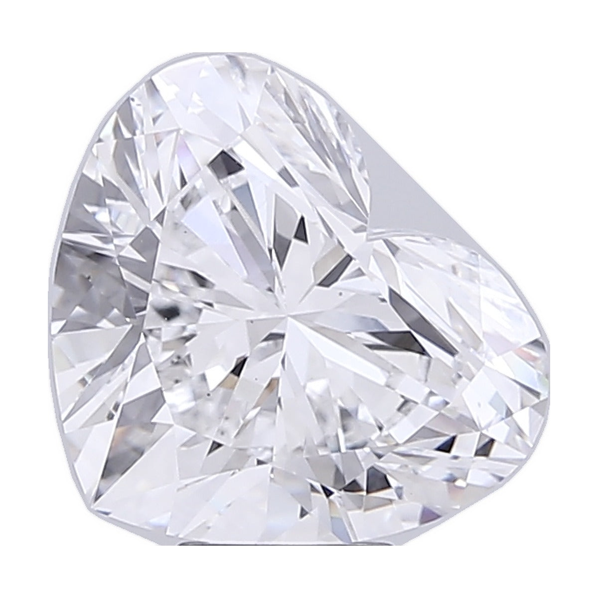 9.04 ct heart lab-grown diamond, D color, VS1 clarity, IGI certified, still from its 360° video
