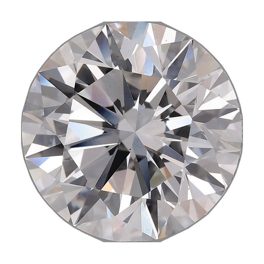 9.05 ct round lab-grown diamond, E color, VS1 clarity, IGI certified, still from its 360° video