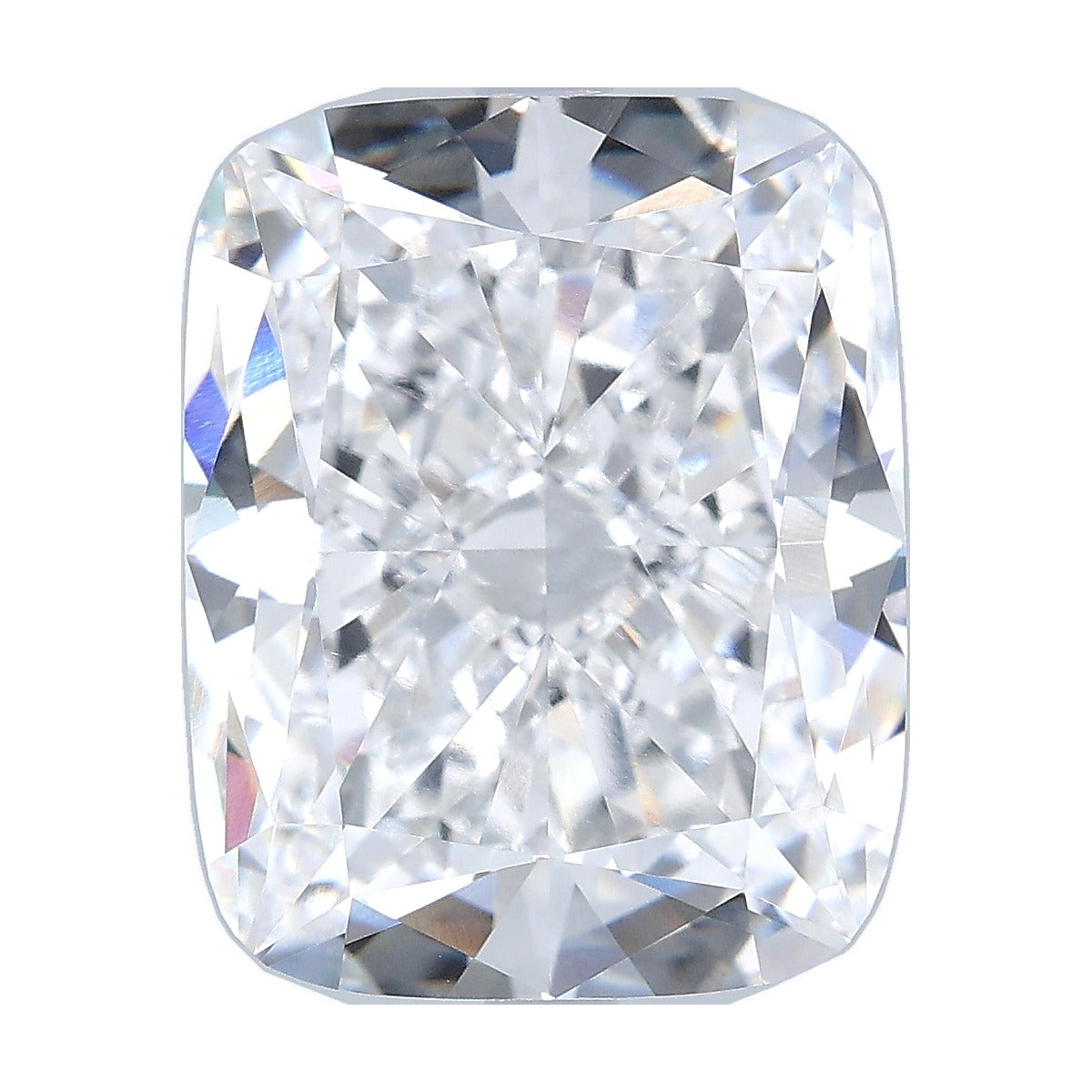 9.09 ct elongated cushion lab-grown diamond, F color, VVS2 clarity, GIA certified, still from its 360° video