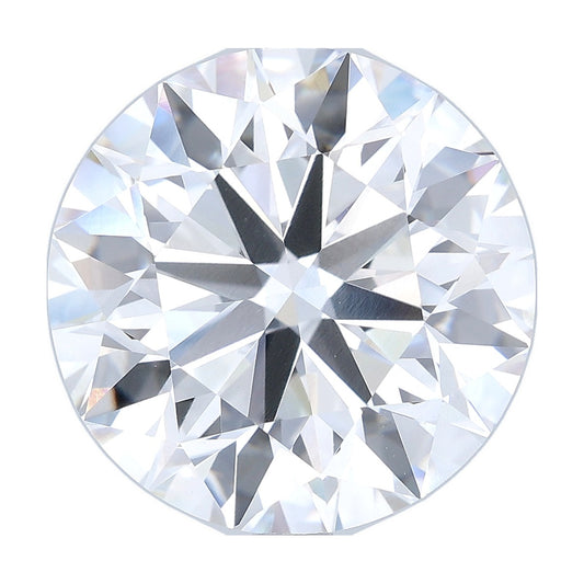 9.13 ct round lab-grown diamond, E color, VVS2 clarity, IGI certified, still from its 360° video