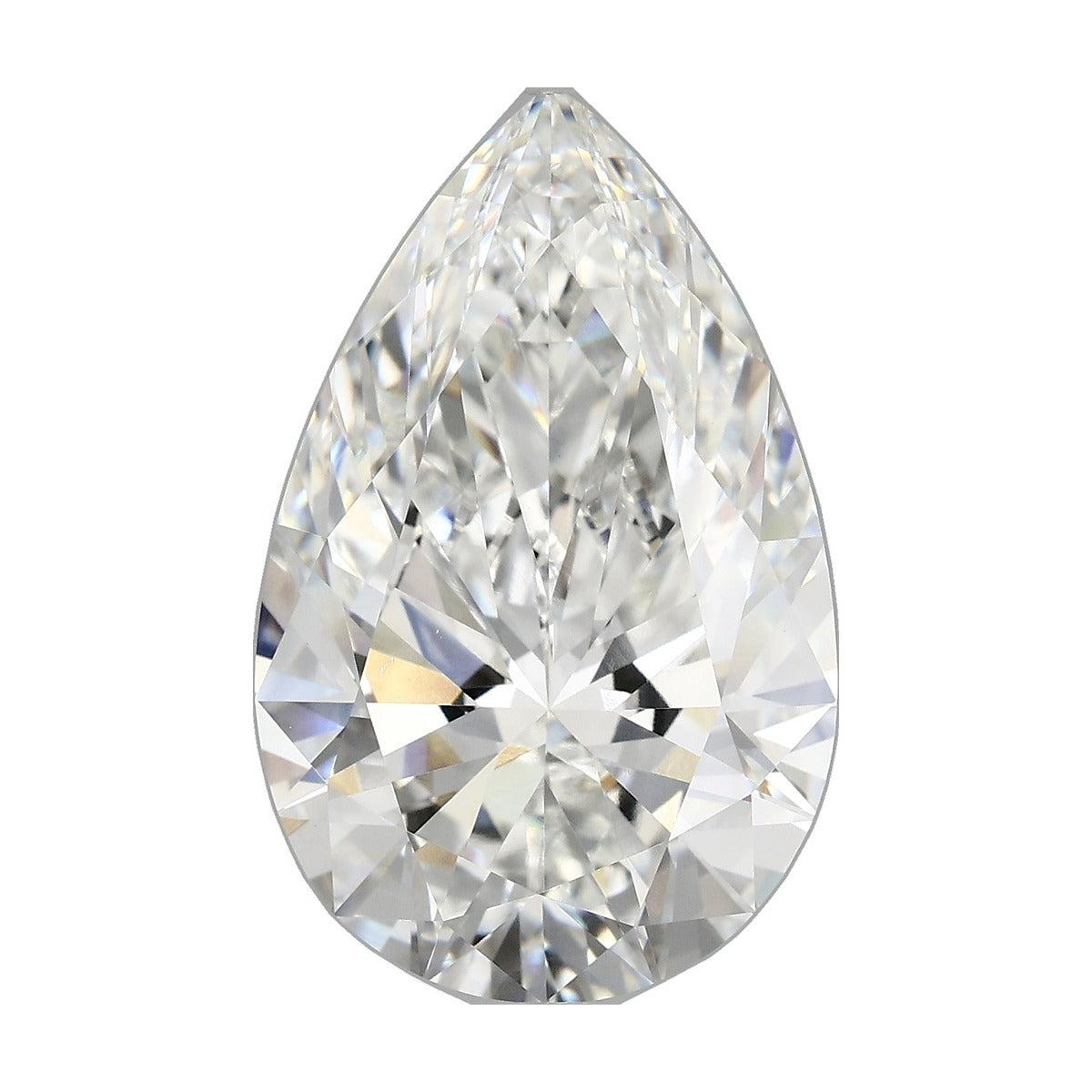 9.14 ct pear lab-grown diamond, F color, VS1 clarity, IGI certified, still from its 360° video