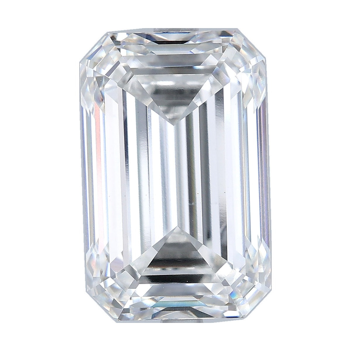 9.15 ct emerald lab-grown diamond, F color, VS1 clarity, IGI certified, still from its 360° video