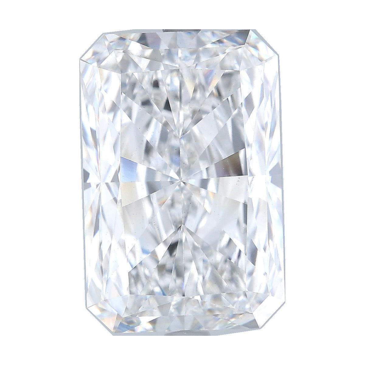 9.55 ct radiant lab-grown diamond, D color, VS1 clarity, IGI certified, still from its 360° video