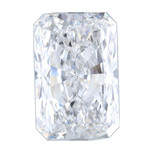 9.55 ct radiant lab-grown diamond, D color, VS1 clarity, IGI certified, still from its 360° video