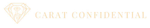 Carat Confidential wordmark (gold)